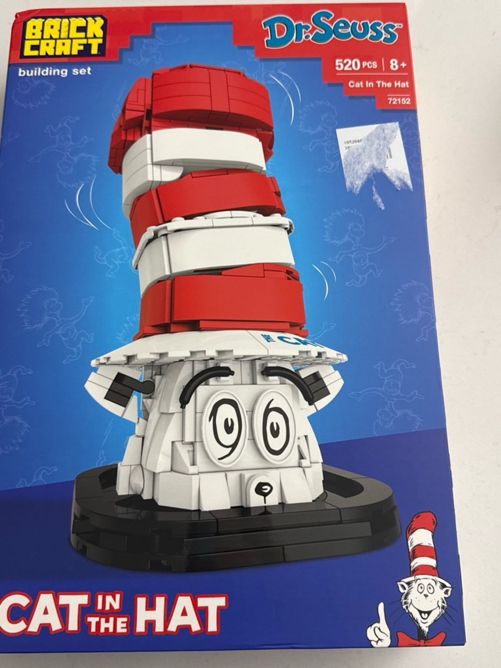 Dr. Seuss Cat in the Hat Building Set - Red, White & Black